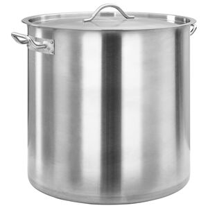 vidaXL Stock Pot 50 L 40x40 cm Stainless Steel