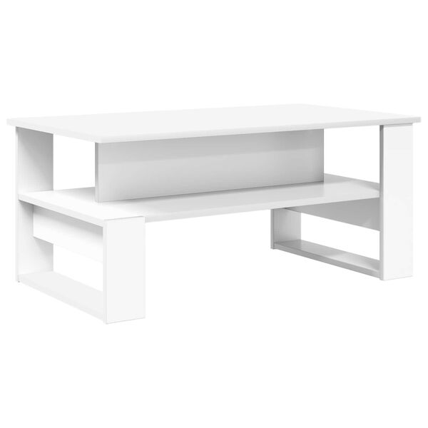 vidaXL Coffee Table White 90 x 50 x 40 cm Engineered Wood