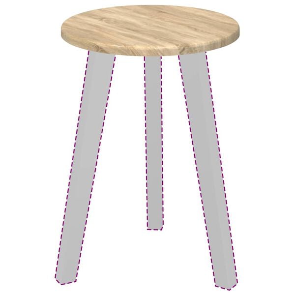 vidaXL Table Top Sonoma oak 30 x 30 x 1.5 cm Engineered Wood