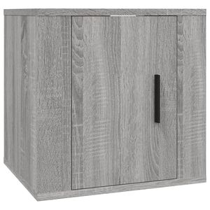 vidaXL Wall Mounted TV Cabinet Grey Sonoma 40x34,5x40 cm