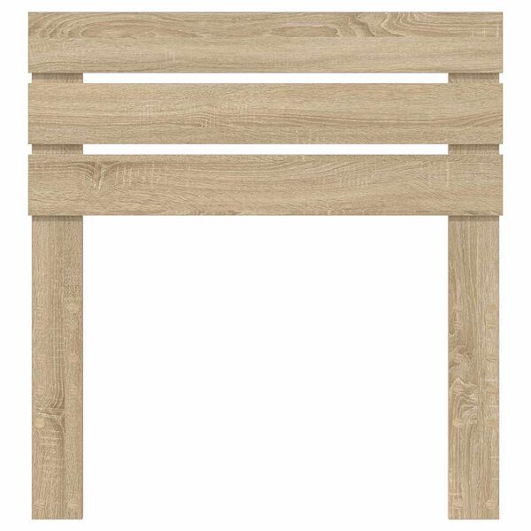vidaXL Headboard with Headboard Sonoma Oak 90 cm Engineered wood