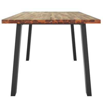 vidaXL Dining Table Solid Acacia Wood 170x90 cm