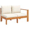 vidaXL 5 Piece Garden Sofa Set with Cushions Solid Wood Acacia