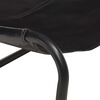 vidaXL Relaxing Chair Black Real Leather