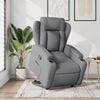 vidaXL Stand up Recliner Chair Light Grey Fabric