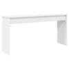 vidaXL Keyboard Stand White 130 x 32 x 64 cm Engineered Wood