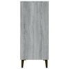 vidaXL Sideboard Grey Sonoma 90x34x80 cm Engineered Wood