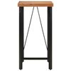 vidaXL Bar Table 55x55x107 cm Solid Wood Acacia and Iron