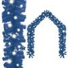 vidaXL Garland | Blue | PVC | 5m | Christmas Garland | Classic