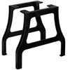 vidaXL Coffee Table Leg | Set of 2 | Black | Cast iron | Medium