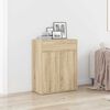 vidaXL Sideboard Sonoma Oak 60x30x75 cm Engineered Wood