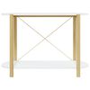vidaXL Console Table White 110x38x75 cm Engineered Wood