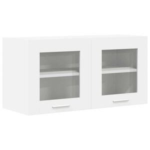vidaXL Hanging Cabinet with Door White 80 x 31 x 40 cm Engineered Wood