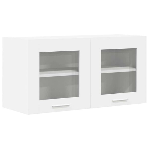 vidaXL Hanging Cabinet with Door White 80 x 31 x 40 cm Engineered Wood