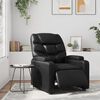 vidaXL Electric Recliner Chair Black Faux Leather