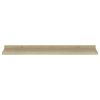 vidaXL Wall Shelves 2 pcs Sonoma Oak 80x9x3 cm