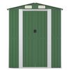 vidaXL Garden Shed Green 192x689x223 cm Galvanised Steel