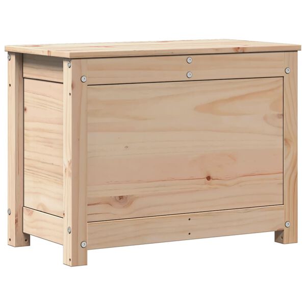 vidaXL Storage Box 60x32x45.5 cm Solid Wood Pine