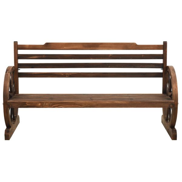 vidaXL Garden Bench 142 cm Solid Firwood