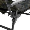 vidaXL Fishing Bedchair with Adjustable Mud Legs Foldable Camouflage