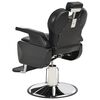 vidaXL Barber Chair Black 72x68x98 cm Faux Leather