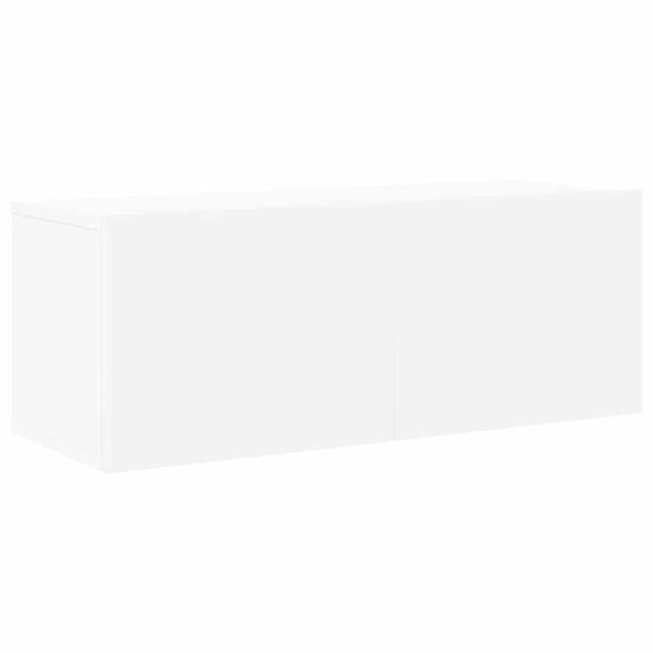 vidaXL 8 Piece TV Cabinet Set White Engineered Wood