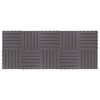 vidaXL Decking Tile 10 pcs Grey 30 x 30 cm Acacia Hardwood