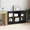vidaXL Sideboard Black Oak 120 x 30.5 x 70 cm Engineered Wood