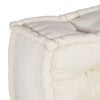 vidaXL Pallet Sofa Cushion 2 pcs Cream 120 x 80 x 38 cm Fabric