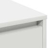 vidaXL LED Sideboard with Door White 71 x 34.5 x 75 cm Engineered Wood