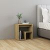 vidaXL Bed Cabinet Sonoma Oak 40x30x40 cm Engineered Wood