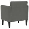 vidaXL Sofa Chair with Armrests Dark Grey 53 cm Fabric
