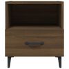 vidaXL Bedside Cabinets 2 pcs Brown Oak Engineered Wood
