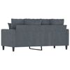 vidaXL 2-Seater Sofa Dark Grey 140 cm Velvet