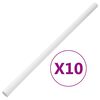 vidaXL Cable Trunkings with Clips &Oslash;30 mm 10 m PVC