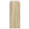 vidaXL Desk Organiser Adjustable Sonoma Oak 40x17x41 cm Engineered Wood