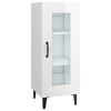 vidaXL Sideboard High Gloss White 34.5x34x90 cm Engineered Wood