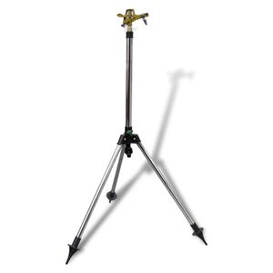 vidaXL Garden Sprinkler | Silver and brass | Stainless steel, zinc, copper