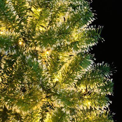 vidaXL Artificial Christmas Tree 150 LEDs & Flocked Snow 120 cm