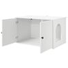 vidaXL Cat House White 85 x 55 x 50 cm Engineered Wood