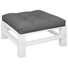 vidaXL Pallet Cushion Anthracite 80x80x12 cm Fabric