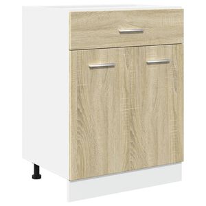 vidaXL Drawer Bottom Cabinet "Lyon" Sonoma Oak 60x46x81.5 cm