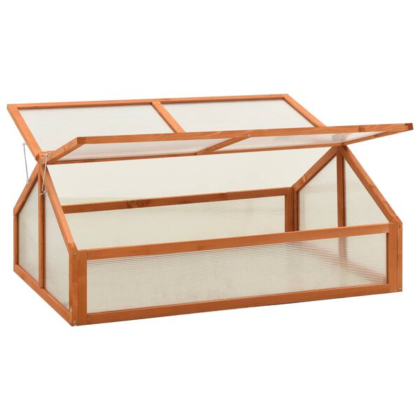 vidaXL Greenhouse 120x80x50 cm Firwood