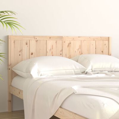 vidaXL Bed Headboard 140.5x4x100 cm Solid Pine Wood