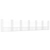 vidaXL U-shape Gabion Basket with 7 Posts Iron 740x20x150 cm