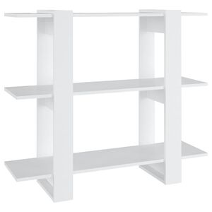vidaXL Book Cabinet | White | Engineered wood | Medium | Book Cabinet