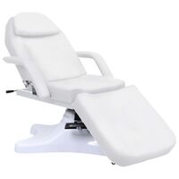 vidaXL Massage Table White 180x62x(86.5-118) cm