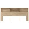 vidaXL Headboard Cabinet Sonoma Oak 220x19x103.5 cm
