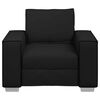 vidaXL Sofa Black 99 x 80 x 84 cm Fabric