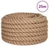 vidaXL Jute Rope 25 m Long 36 mm Thick